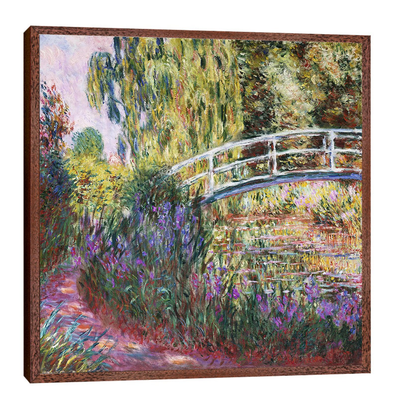 Print on Canvas, 66.04 cm H x 66.04 cm W x 4.445 cm D, Brown Floater Framed