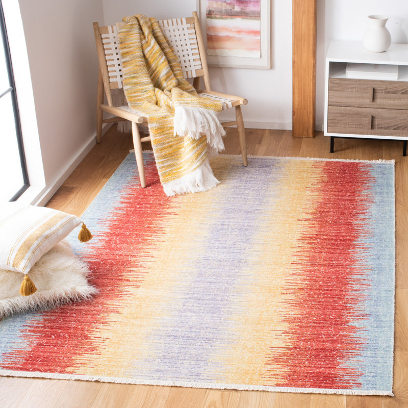 Urich Windsor Performance Striped Rug, Rectangle 5' x 7'