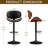 Swivel Adjustable Height Bar Stool With Metal Frame Upholstered  Counter Stool With Bentwood-102142195