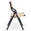 Ensemble de 2 chaises pliantes, chaises de salle à manger empilables d'intérieur, chaise d'appoint-1038977423
