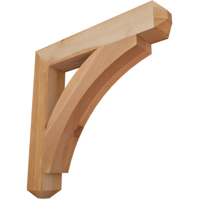 Support l 3 3 1/2 po x P 26 po x H 26 po Thorton Craftsman, cèdre rouge de l'Ouest
