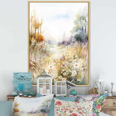 «Meadow Scenery Minimalisme Serenity III», reproduction