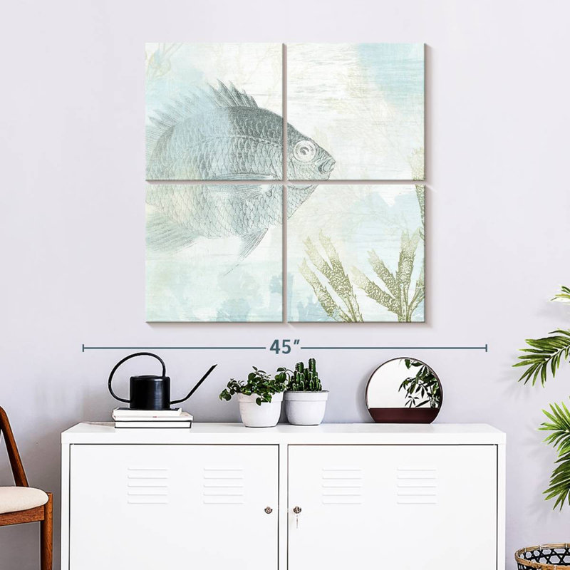 Brampt Coastal Fresco I, 74" H x 74" W