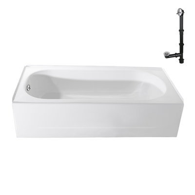 Baignoire en acier émaillé 60 po x 30 po Alcove / Tile