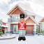 Décoration de Noël commerciale extérieure illuminée pour soldat gonflable - 20 pi