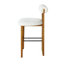 Tabouret de bar intérieur en bois rembourré-1196006052