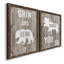 Lodge Pun III - ensemble de 2 reproductions d'art textuel sur toile-1017613832-1017613835