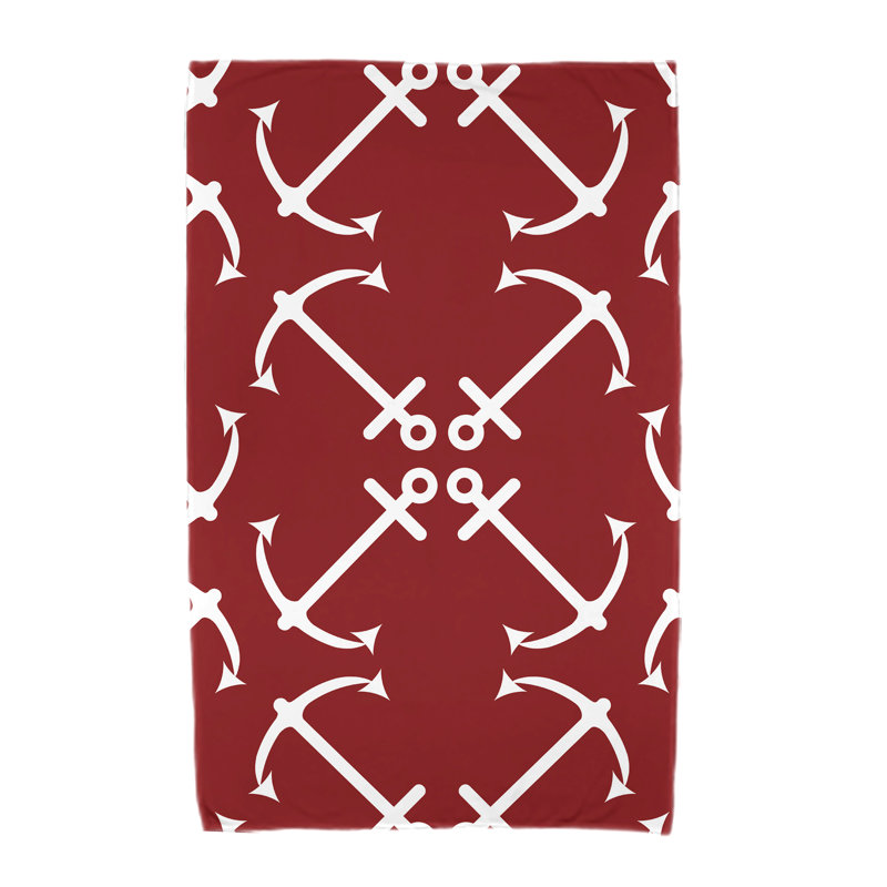 Serviette de plage Hancock, Rouge