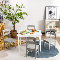 Harriet Bee Garikoitz Kids 3 Piece Arts And Crafts Table and Chair