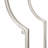 Johnalbert 3 Piece Scalloped Metal Accent Shelf-1058605048
