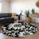 Premium Machine Washable Cerrito AMF551 Black Rug