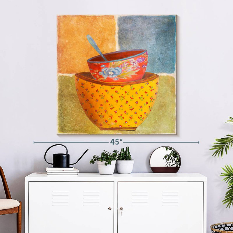 Collage Bowls II, 33" H x 33" W