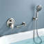 Robinet de baignoire mural avec pomme de douche à main Topcraft-135551736