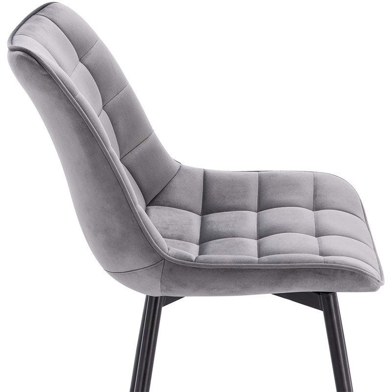 Vassar 46.5cm H Upholstered Side Chair, 4, Turquoise