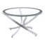 Table basse ronde à plateau en verre-130057230