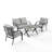 Cristyna 4 - Person Patio Conversation Set with Cushions