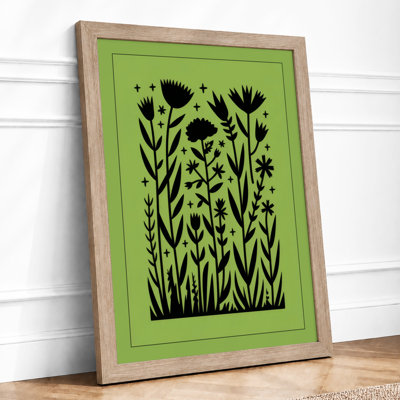 Wildflower Field Botanical - Framed Print