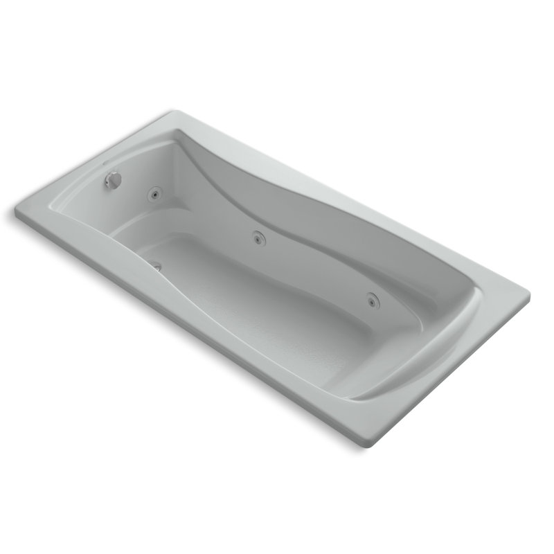 Mariposa 72" x 36" Whirpool Bathtub, Ice Gray