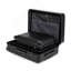20 po / 24 po / 28 po 3 pièces / ensemble en valise à roulettes ABS, couleur assortie, avec serrure à combinaison (noir)