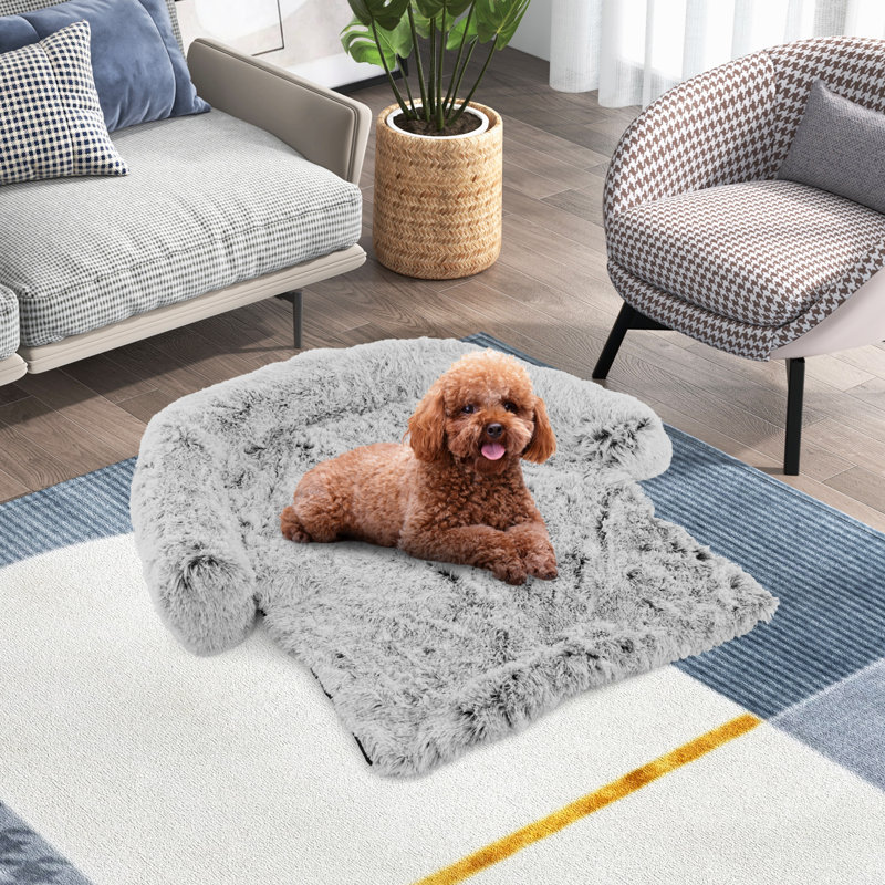 Arrigo Pet Bed, 16cm H x 101cm W x 89cm D, Grey