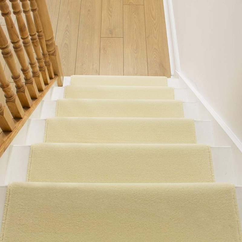 Stair Runner Alta Solid Colour Indoor Area Rug, Runner 450cm x 70cm