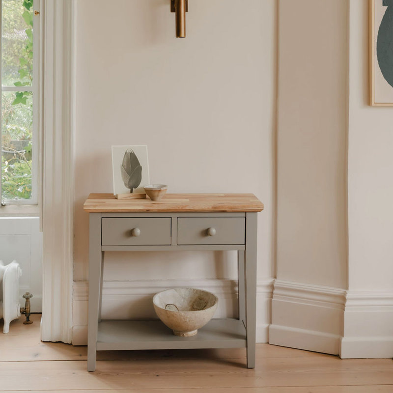 Bayou 82cm Console Table, Dove Grey