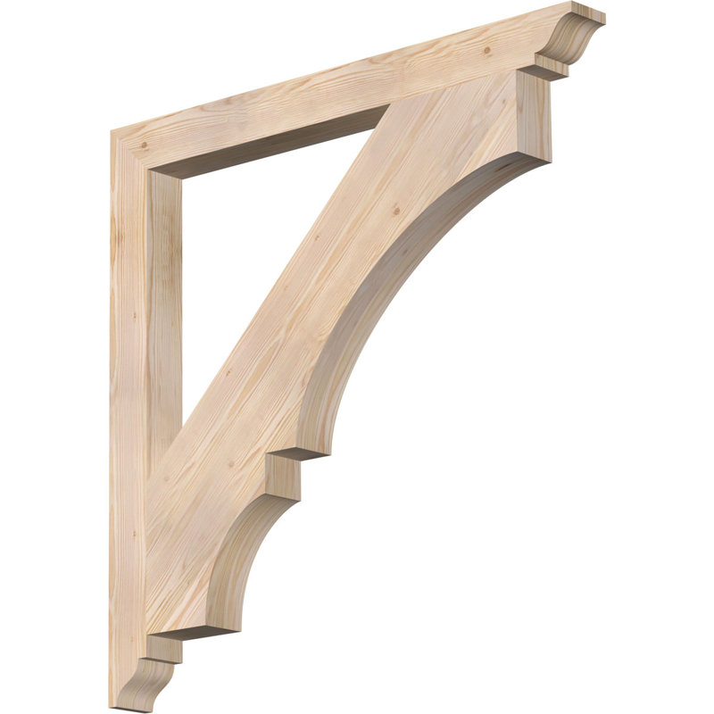 Support traditionnel Balboa, L 3 1/2 po x P 40 po x H 40 po, Sapin de Douglas lisse