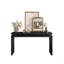 Console Farmhouse - Table d'entrée en bois rétro avec suspension à double panneau