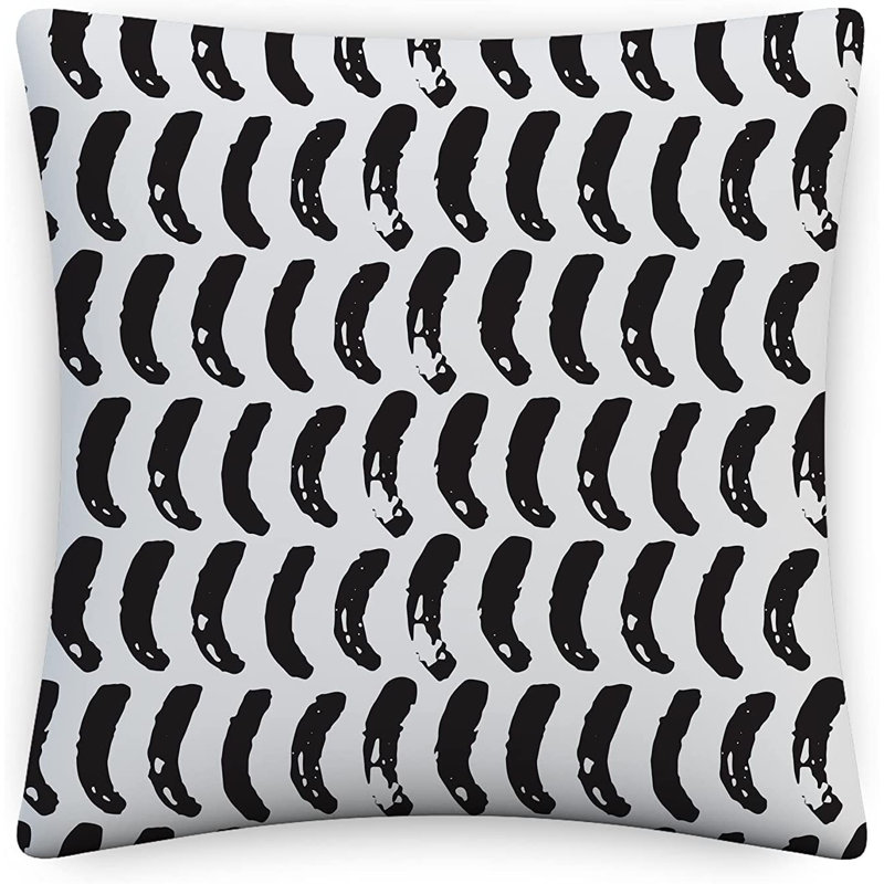 Indoor / Outdoor Damask White Square Throw Pillow Cover, 61cm x 61cm