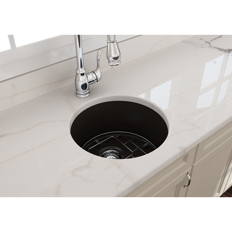 18.5'' L Kitchen Sink, Glossy White