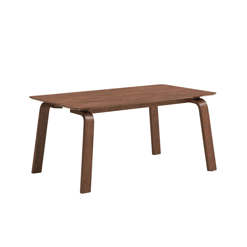 Contemporary Design Walnut Finish Dining Table