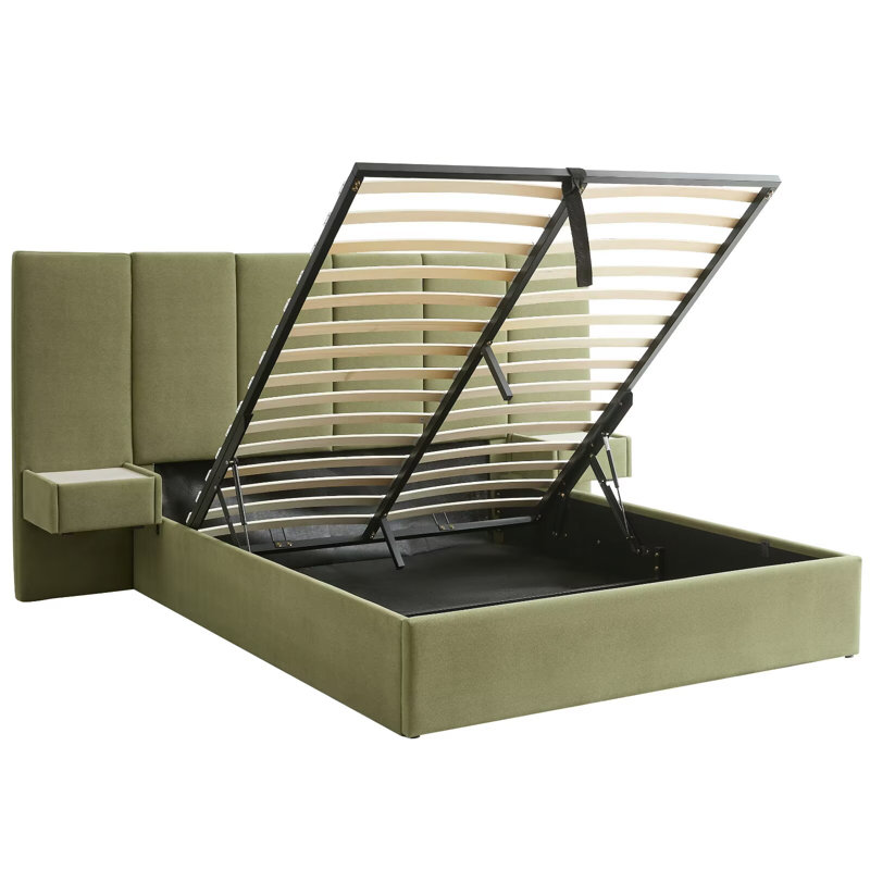 Structure de lit avec rangement Iokaste Iokaste, Grand, Vert