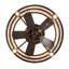 Quiet Pond LED Flush Mount Ceiling Fan