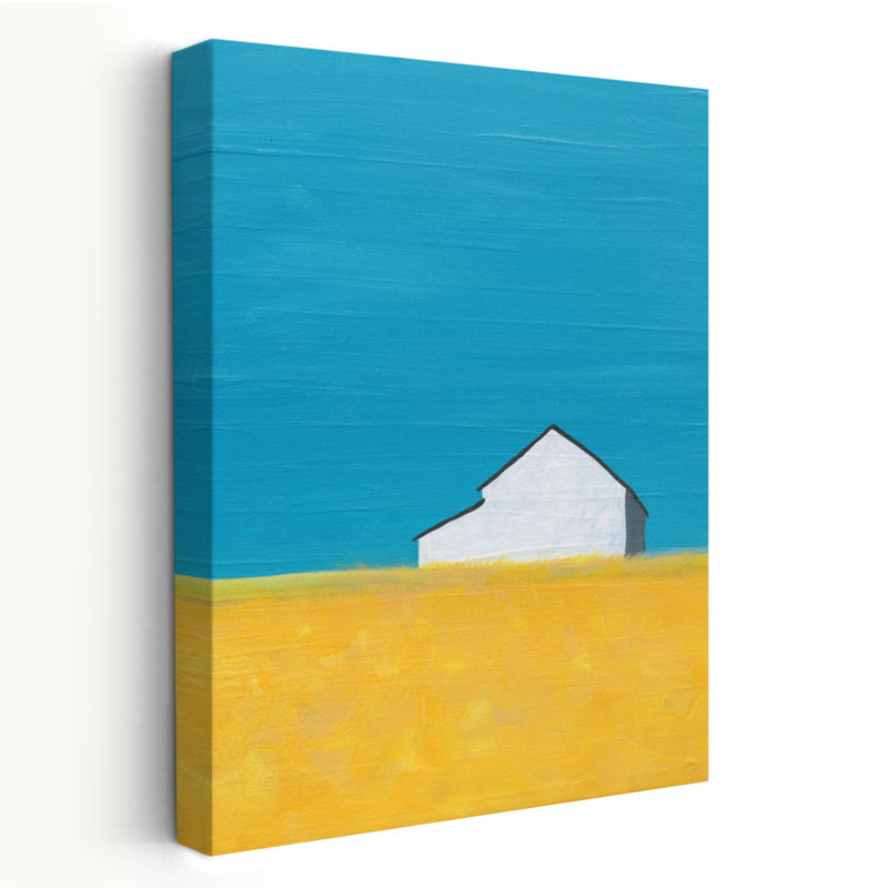 C’est une grange - Paysages contemporains, fermes, granges, art, H 24 po x l 16 po