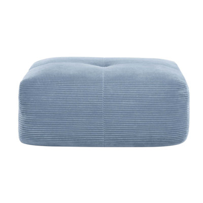 Corner Sofa With Pillows In Soft Corduroy Fabric, No Assembly Required, Non-Slip Base For Stability And Comfort