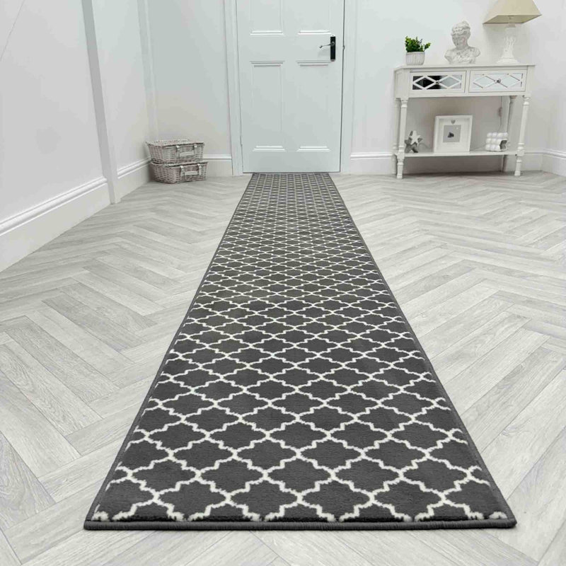Runner Geometric Area Rug, Runner 60 x 210 cm
