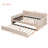 Full Size Velvet Upholstered Daybed With  Wood Slat Support-419720328