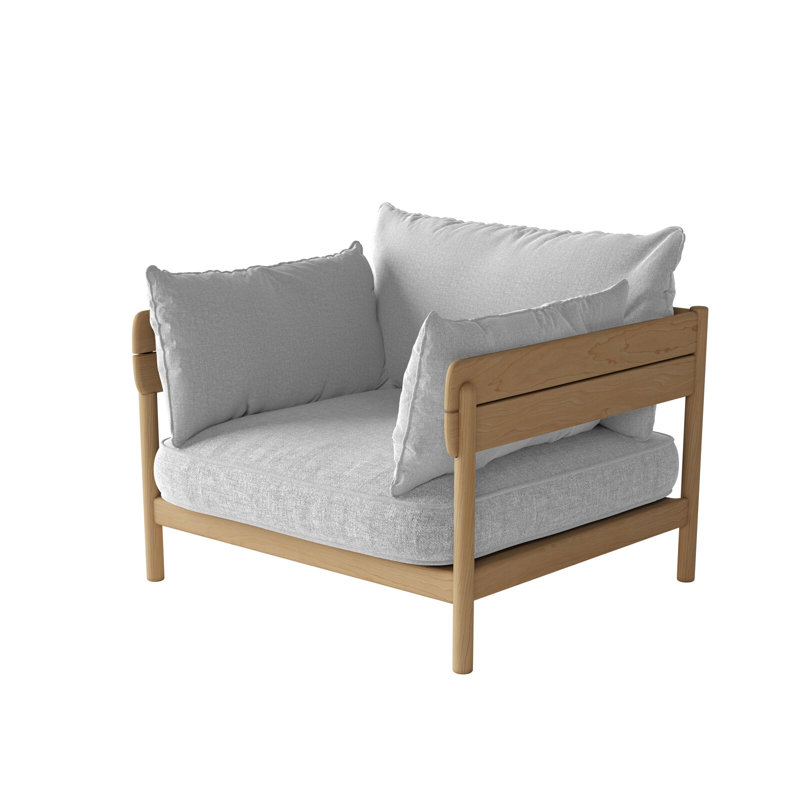 Tanso Outdoor Teak Lounge Chair