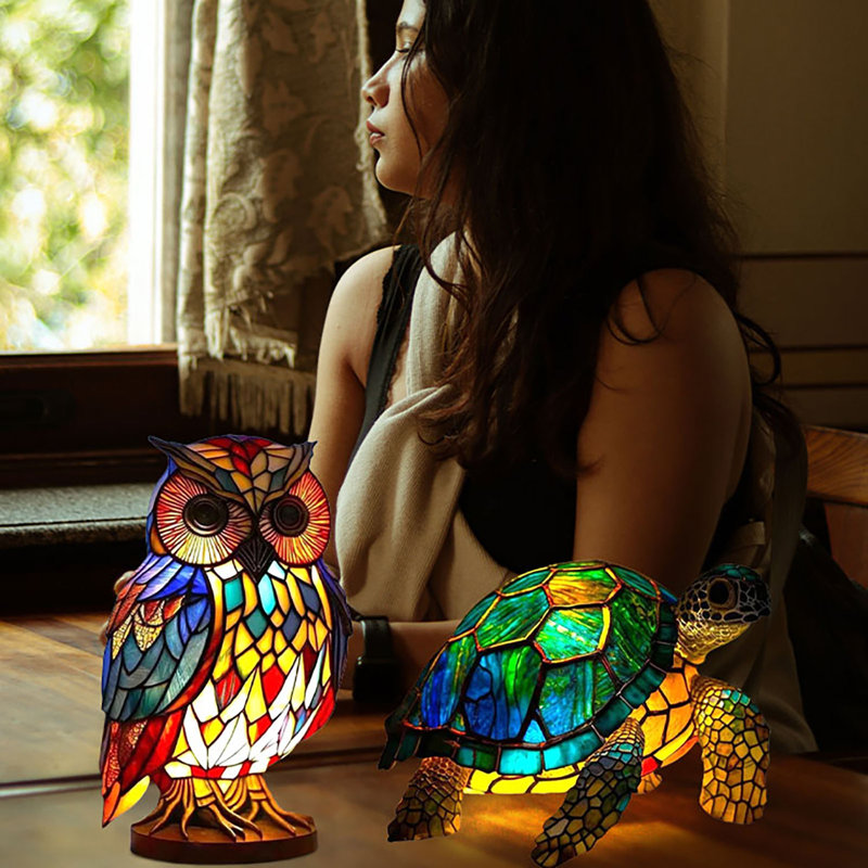 Lampe de table de chevet pour animaux