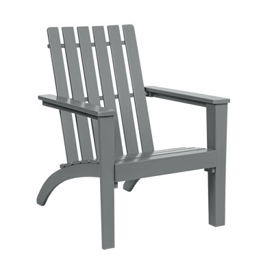 Garberville Acacia Outdoor Adirondack Chair