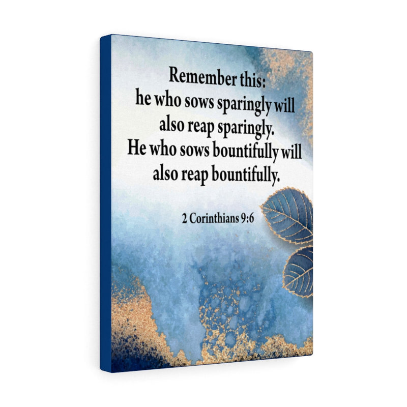 Reap What You Sow 2 - Wrapped Canvas Print, 16" H x 12" W x 1.25" D
