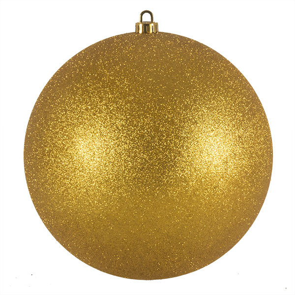 Xmas Ball Ornament, Gold, 25cm H x 25cm W