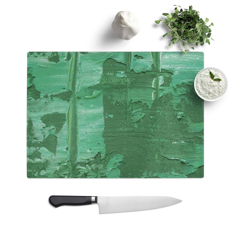 Tempered Glass Art Painting Vol.445 Chopping Board, 28.5 cm W x 20 cm L