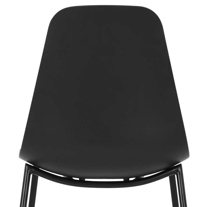 Tabouret de comptoir Isla, Noir