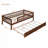 Wood Daybed with Trundle and Fence Guardrails-85954674-85954675