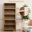 Marliee 70.9'' H Bohemian - Inspired Rattan Bookcase with Storage Cabinet and Adjustable Shelves-102716428-122534209