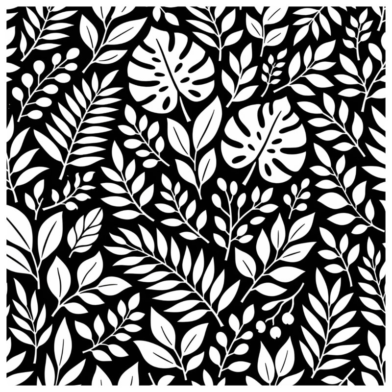Coussins Monstera, 20 x 20 inches