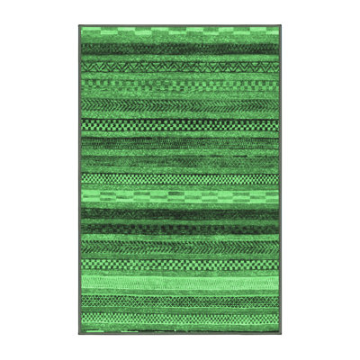 Tapis vert émeraude Abstract 2265