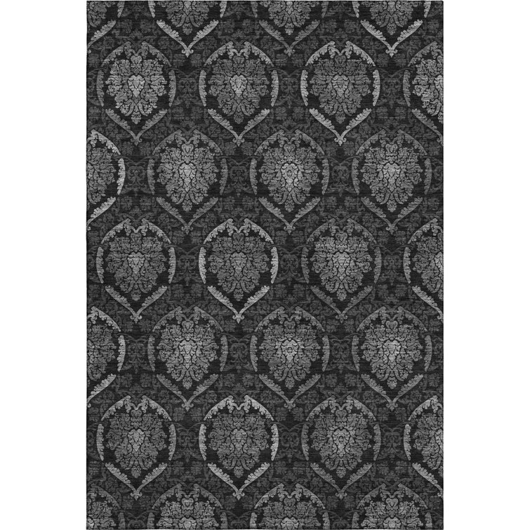 Premium Machine Washable Prisco Gray Rug