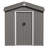 6 x 4 FT Garden Shed Storage Tool Shed with Sliding Doors, Gray-114009777-114009774